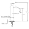Alfi Brand Tall Polished Chrm Tall Sqr Body Crved Spout Sgl Lever Bathroom Faucet AB1158-PC - alternate 9